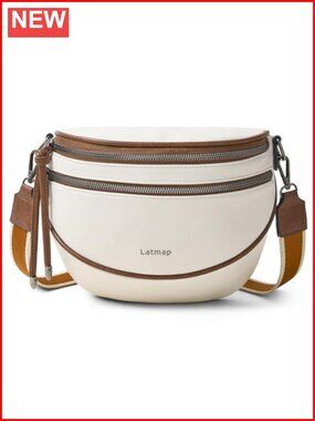 Vegan Leather Crossbody Sling Faux Fanny Pack Purse